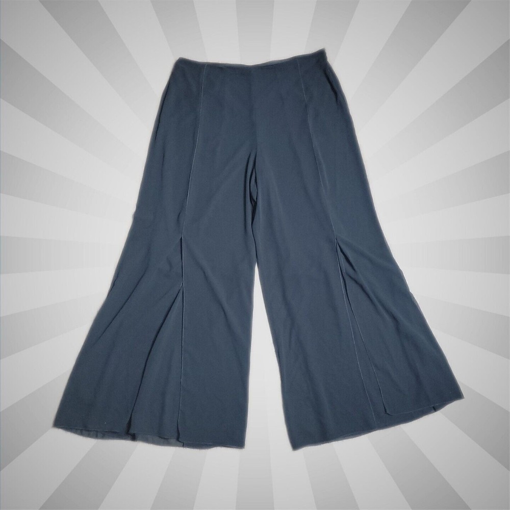S. Levine Palazzo Dress Pants ~ Sz XL ~ Black